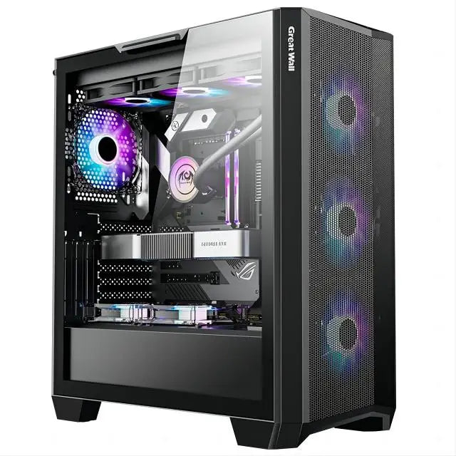 PC de escritorio DIY Aotesier con núcleo i5 E5-2650 CPU GTX 950 con 16G RAM 256G SSD PC para juegos Computadora de escritorio PC para juegos todo en uno