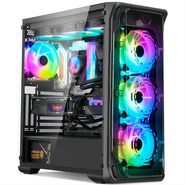 PC de escritorio DIY Aotesier con núcleo i5 E5-2650 CPU GTX 950 con 16G RAM 256G SSD PC para juegos Computadora de escritorio PC para juegos todo en uno