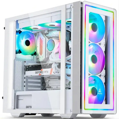 PC de escritorio DIY Aotesier con núcleo i5 E5-2650 CPU GTX 950 con 16G RAM 256G SSD PC para juegos Computadora de escritorio PC para juegos todo en uno