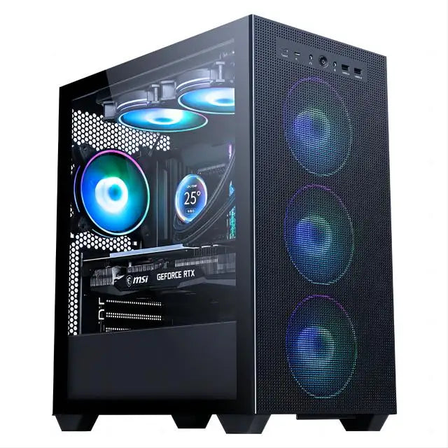 PC de escritorio DIY Aotesier con núcleo i5 E5-2650 CPU GTX 950 con 16G RAM 256G SSD PC para juegos Computadora de escritorio PC para juegos todo en uno