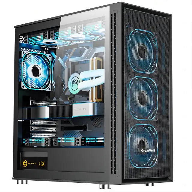 PC de escritorio DIY Aotesier con núcleo i5 E5-2650 CPU GTX 950 con 16G RAM 256G SSD PC para juegos Computadora de escritorio PC para juegos todo en uno