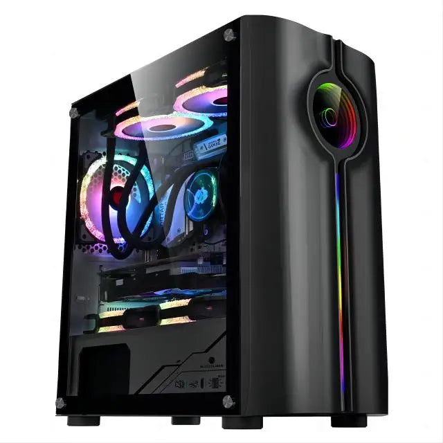 PC de escritorio DIY Aotesier con núcleo i5 E5-2650 CPU GTX 950 con 16G RAM 256G SSD PC para juegos Computadora de escritorio PC para juegos todo en uno