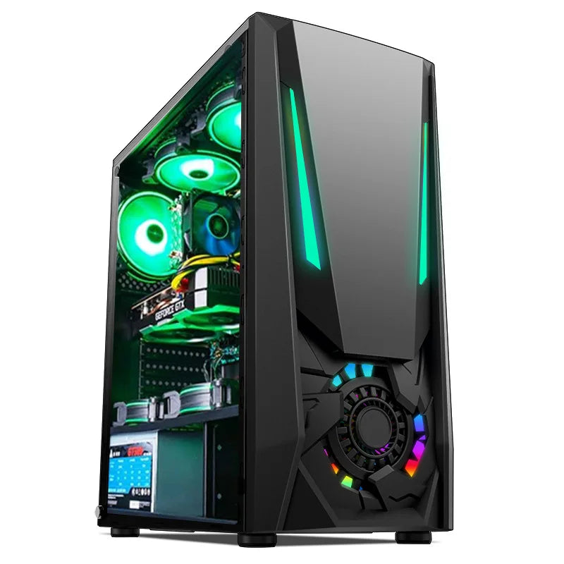 PC de escritorio DIY Aotesier con núcleo i5 E5-2650 CPU GTX 950 con 16G RAM 256G SSD PC para juegos Computadora de escritorio PC para juegos todo en uno