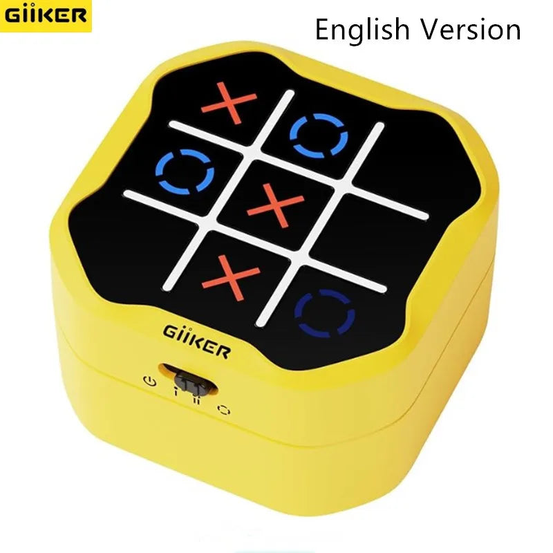 Giiker Super TIC-TAC-TOE BOLT - Juego de ajedrez compacto y portátil para la familia, juguetes de ajedrez para niños, regalos