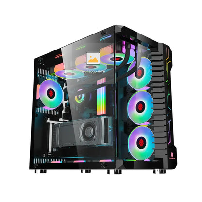 PC de escritorio DIY Aotesier con núcleo i5 E5-2650 CPU GTX 950 con 16G RAM 256G SSD PC para juegos Computadora de escritorio PC para juegos todo en uno