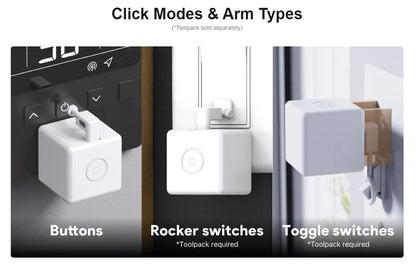 Robot inteligente Fingerbot para el hogar, aplicación Adaprox Home, Bluetooth 4.2, interruptor inteligente Finger Bot, control remoto por voz para Alexa y Google Home