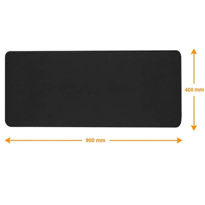 Alfombrilla de ratón grande para juegos en blanco y negro, alfombrilla de ratón grande para juegos de ordenador, alfombrilla de ratón con borde de bloqueo, 90 x 40 cm, alfombrilla para ratón de escritorio para teclado