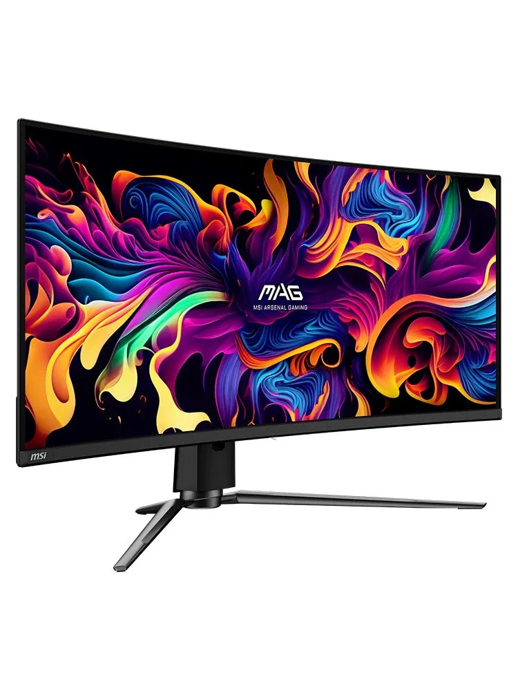 MSI MAG341CQP QD-OLED, 34 Curved OLED Gaming Monitor, 3440 x 1440 (UWQHD), OLED 0.03ms Response time, 175Hz,  HDR 400, HDMI, DP