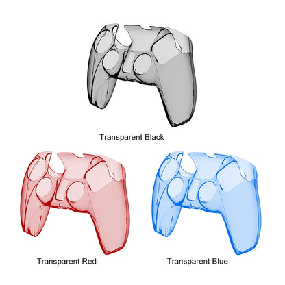 适用于 PS5 DualSense 控制器透明 PC 保护套超薄透明保护壳适用于索尼 Playstation5 游戏手柄游戏配件