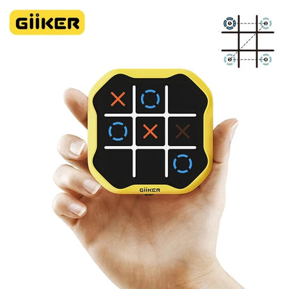 Giiker Super TIC-TAC-TOE BOLT - Juego de ajedrez compacto y portátil para la familia, juguetes de ajedrez para niños, regalos