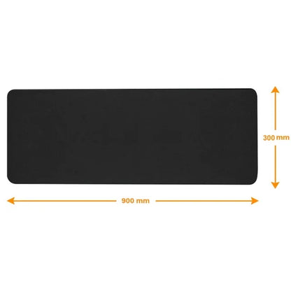 Alfombrilla de ratón grande para juegos en blanco y negro, alfombrilla de ratón grande para juegos de ordenador, alfombrilla de ratón con borde de bloqueo, 90 x 40 cm, alfombrilla para ratón de escritorio para teclado