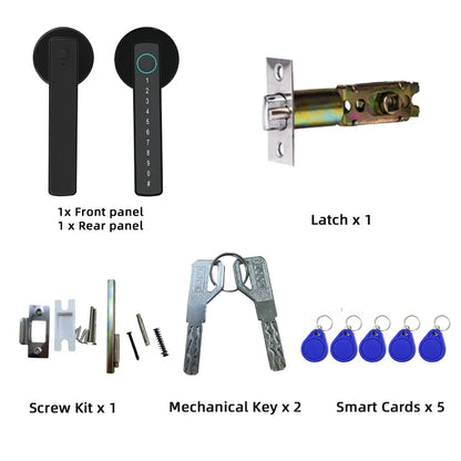 RAYKUBE M5 Tuya BLE Fingerprint Door Lock Digital Electronic Lock with Password/Key/IC Card/ Smartlife/ Tuya APP Unlock