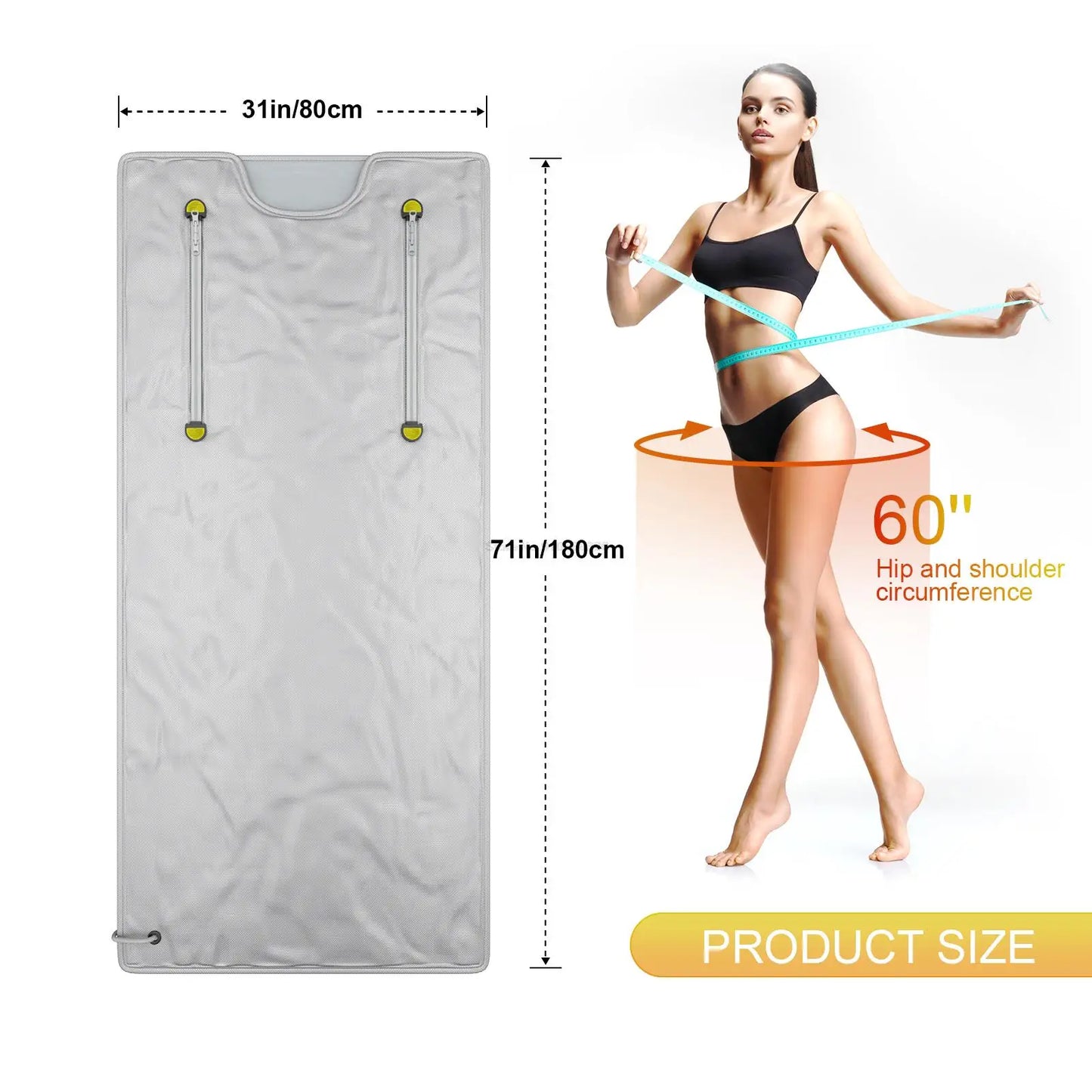 Fat Burning Sauna Blanket For Slimming Weight Loss Spa Detox Infared Heating Blanket For Home Body Shaper With Romote Control