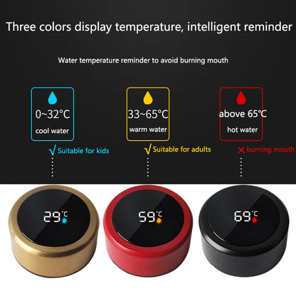 Smart Digital Water Bottle Keeps Cold And Heat Thermal Bottle Stainless Steel Thermos For Baby Children Kids Terms