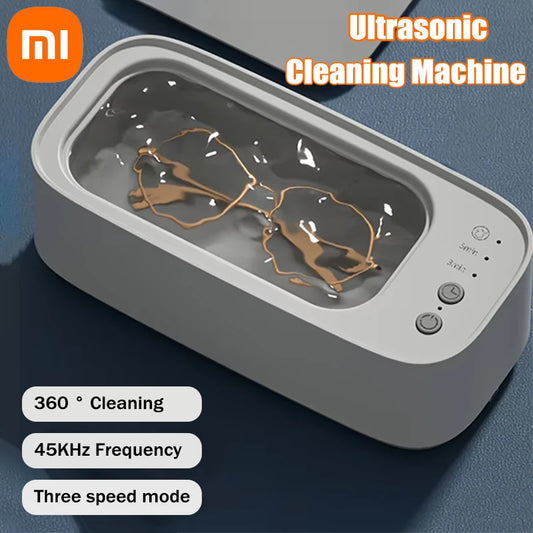 Máquina limpiadora ultrasónica de gafas Xiaomi de 45 KHZ, limpiador de joyas por ultrasonidos, baño de limpieza ultrasónico de alta frecuencia para joyas