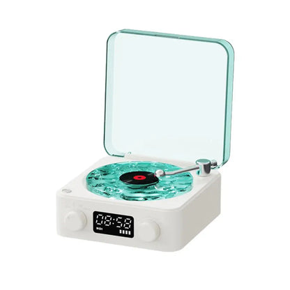 Mini Portable Retro Sleep Aid Speakers White Noise Bluetooth Speaker 360 Surround Sound With RGB Light Support TF Card