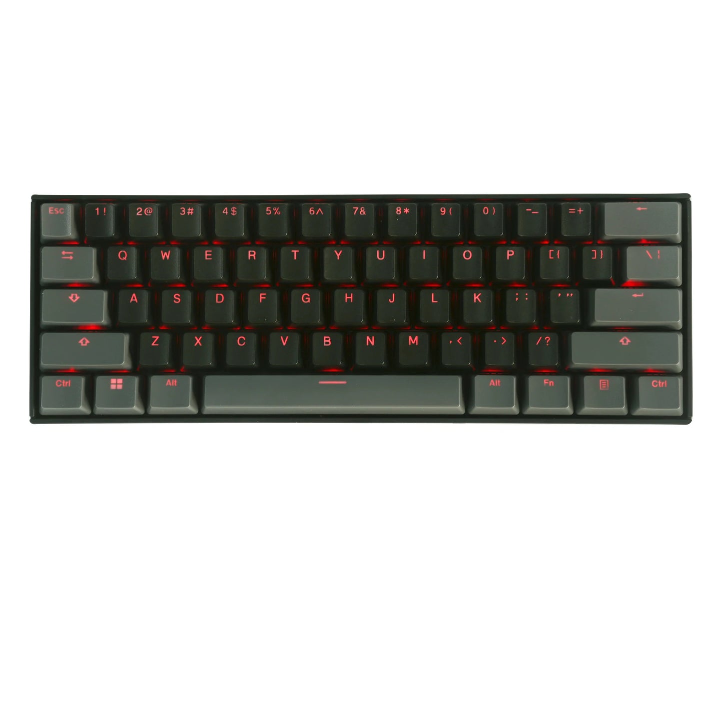 Juego de teclas translúcidas en gris y negro, 105 teclas, teclas PBT personalizadas con perfil OEM para teclado mecánico para juegos Cherry MX 61, 87 y 104