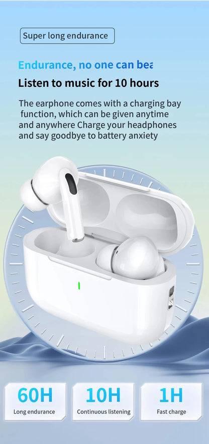 Auriculares Bluetooth Air Pro originales, auriculares Bluetooth 5.3, auriculares para juegos, para iPhone, Apple, Xiaomi, teléfono Android