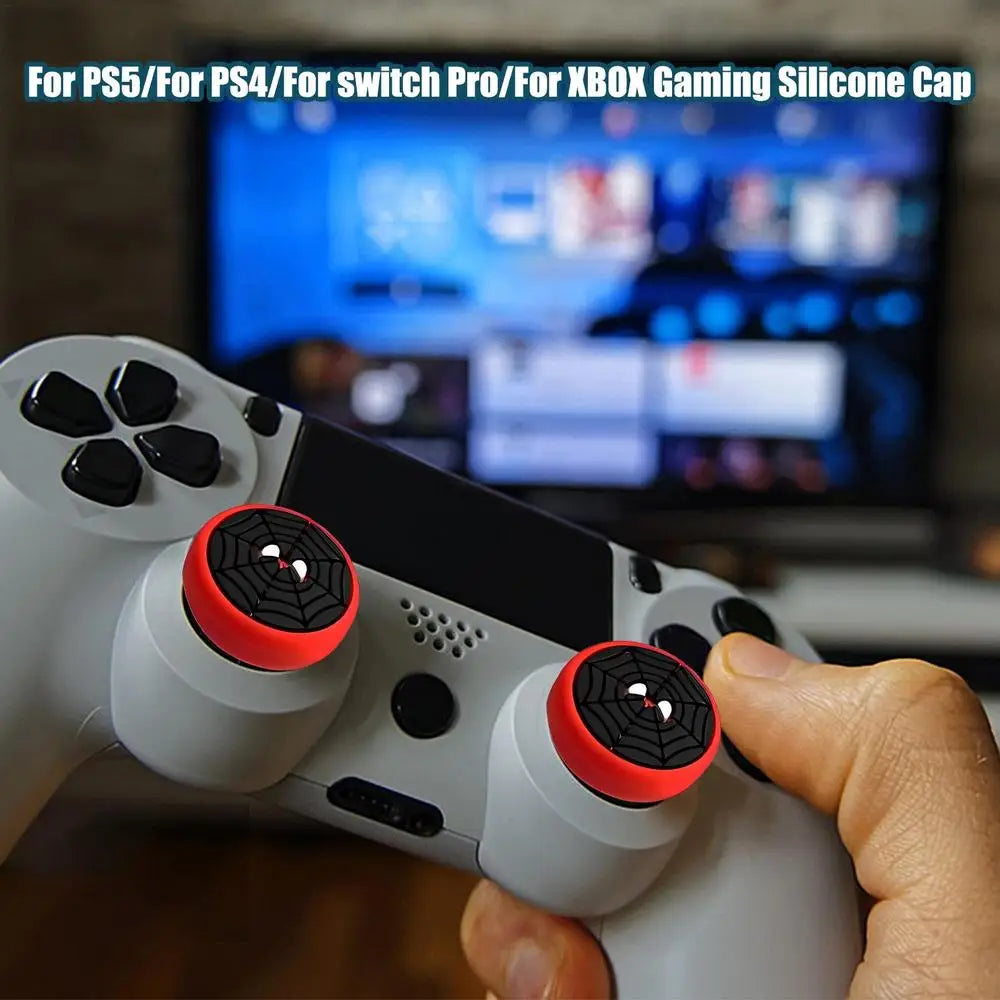 硅胶拇指握把套适用于 PS5/PS4/Switch Pro/XBOX 游戏摇杆控制器手柄摇杆适用于 PlayStation 4 5 配件