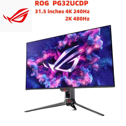 Monitor ROG PG32UCDP de 31,5 pulgadas con modo dual 4K 240 Hz 480 Hz para computadora de escritorio, portátil, pantalla IPS, 1080P, monitor OLED para juegos de PC