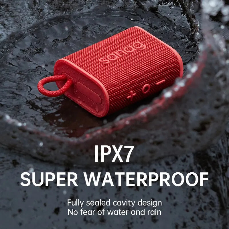 Sanag M13S PRO Bluetooth Speaker 5W IPX7 Waterproof Mini Outdoor Portable APP Control Wireless Speaker Subwoofer Hands Free Call