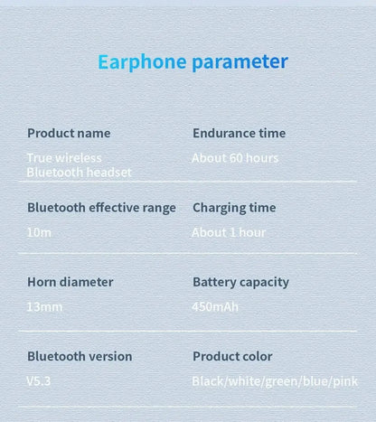 Auriculares Bluetooth Air Pro originales, auriculares Bluetooth 5.3, auriculares para juegos, para iPhone, Apple, Xiaomi, teléfono Android