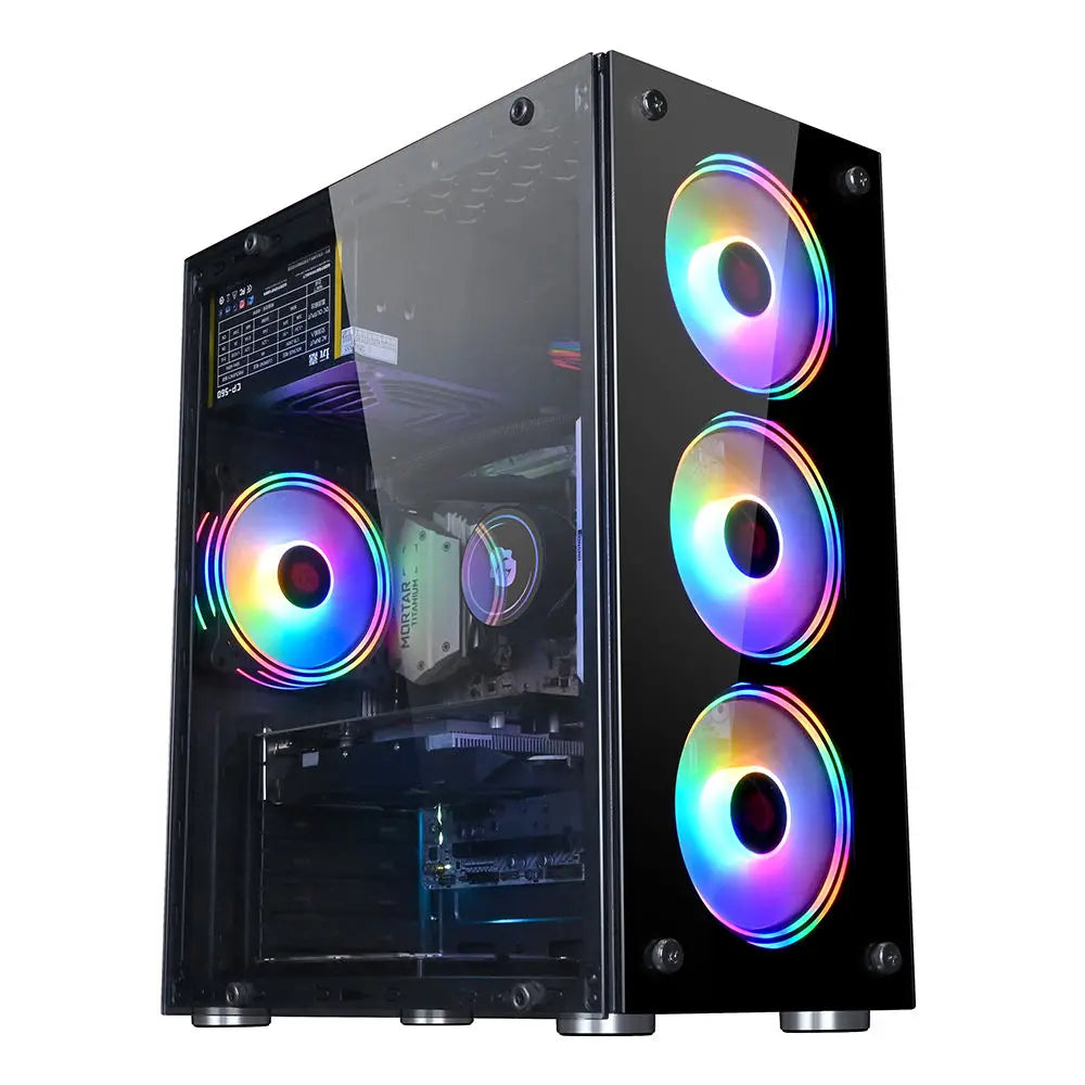 PC de escritorio DIY Aotesier con núcleo i5 E5-2650 CPU GTX 950 con 16G RAM 256G SSD PC para juegos Computadora de escritorio PC para juegos todo en uno