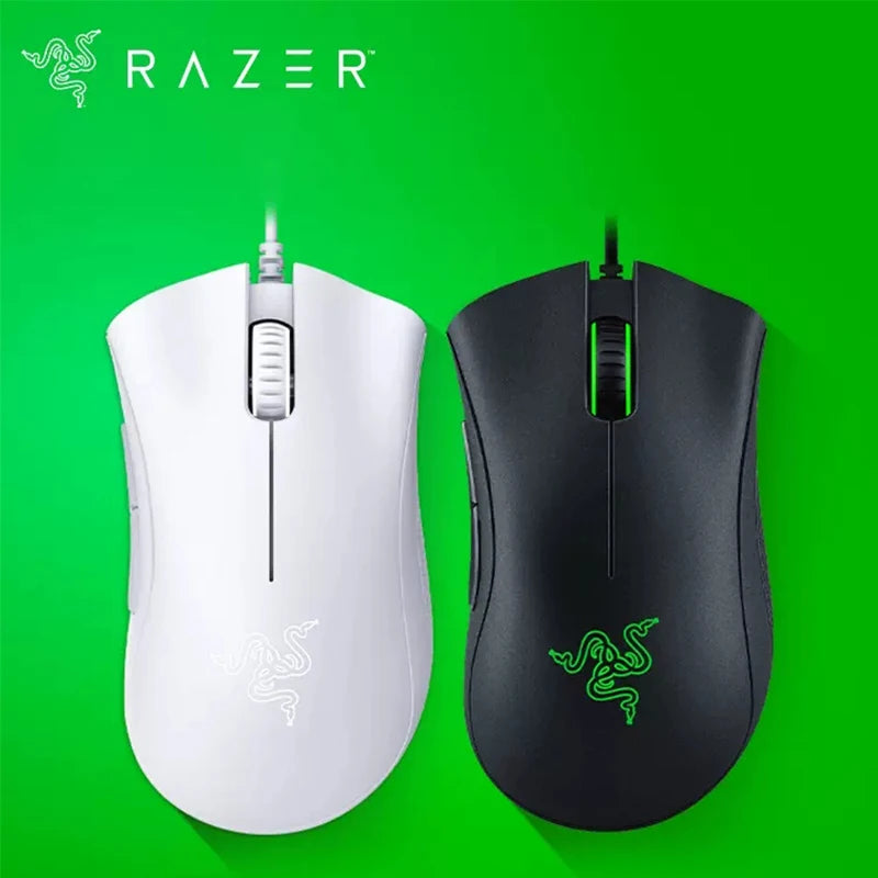 Ratón para juegos con cable Razer original, sensor óptico, 6400 DPI, para ordenador portátil, óptico, velocidad ligera