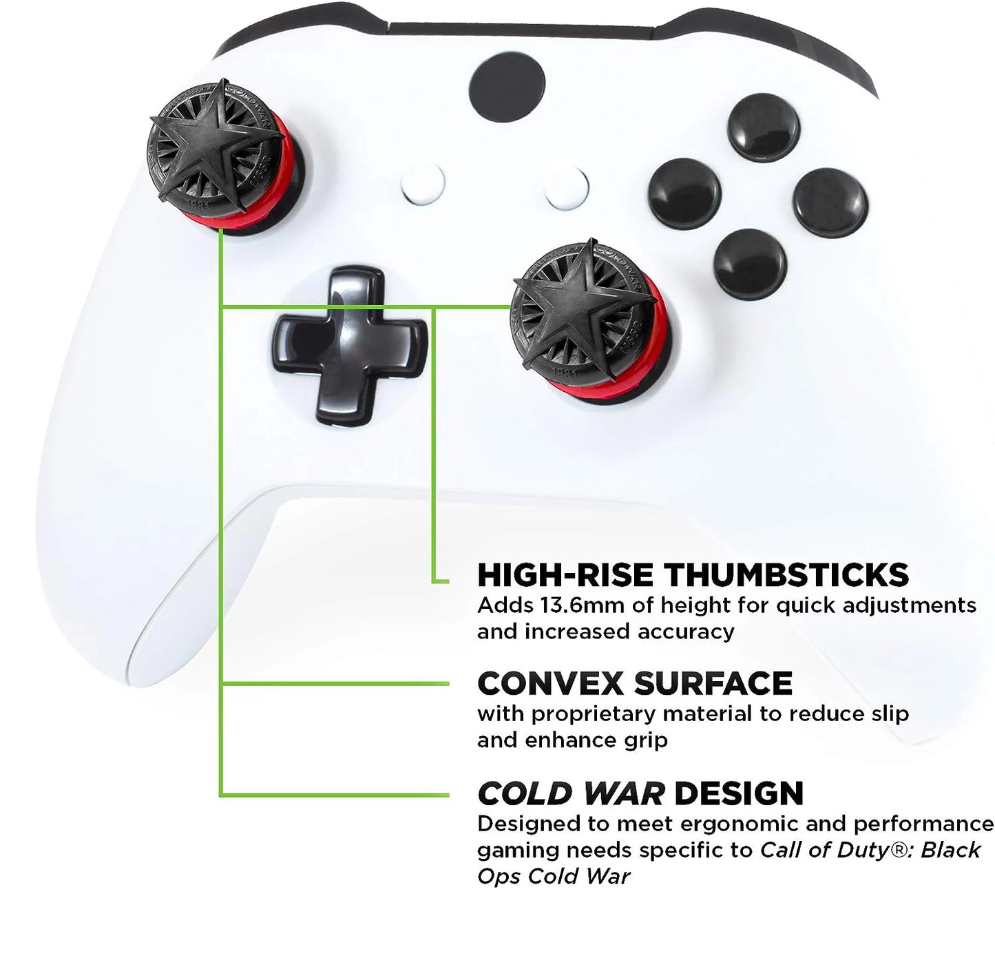 Thumb Grips For Xbox One Controller Fps Thumbstick Joystick Extender Cover For Xbox Series X/S Gamepad Caps Gaming Accessories