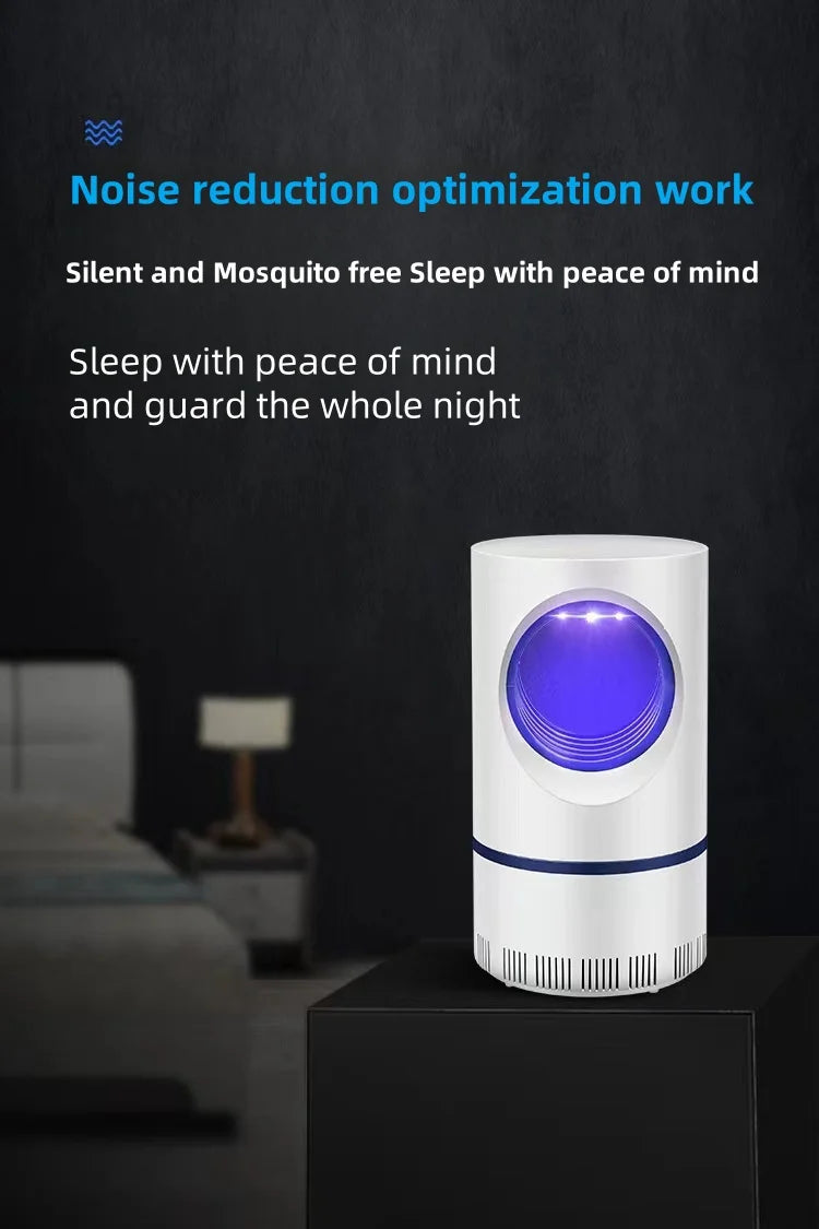 Mosquito Killer Lamp Portable Repellent Heater Fly Trap Electric Insect Killer Mute Anti Mosquito Lamp USB Rechargeable Indoor