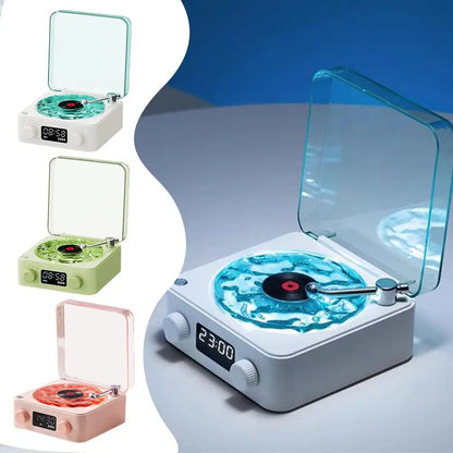 Mini Portable Retro Sleep Aid Speakers White Noise Bluetooth Speaker 360 Surround Sound With RGB Light Support TF Card