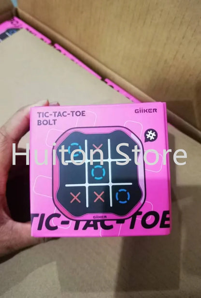 Giiker Super TIC-TAC-TOE BOLT - Juego de ajedrez compacto y portátil para la familia, juguetes de ajedrez para niños, regalos