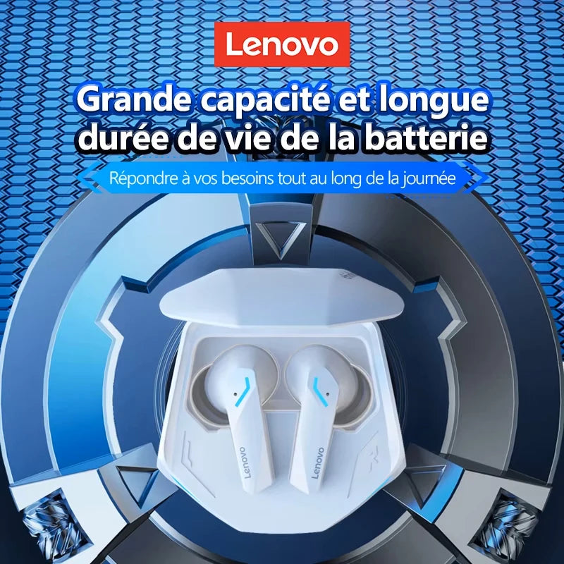 Auriculares inalámbricos originales Lenovo GM2 Pro 5.3 con Bluetooth, baja latencia, llamadas HD, modo dual, auriculares para juegos con micrófono