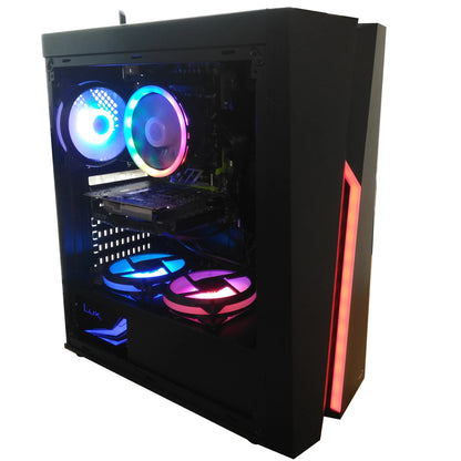 Computadora PC Gaming F19 16 GB DDR4 SSD 480 Gráficos RX 550 4GB DDR5 Win 10 WIFI Juegos Fornite